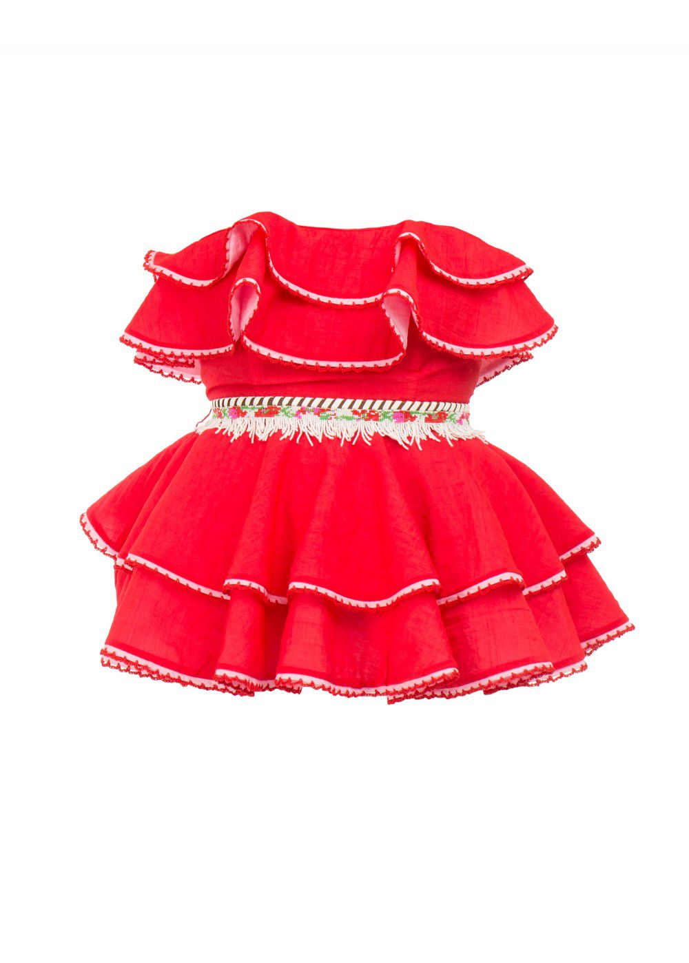 Zayan The Label Mabel Red Top