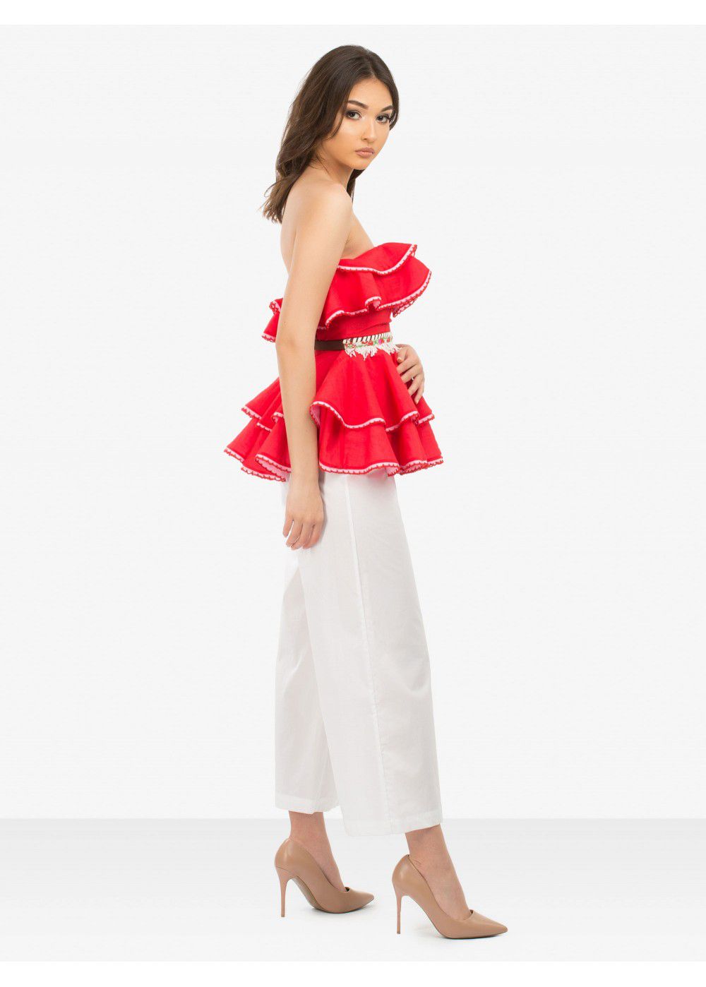 Zayan The Label Mabel Red Top