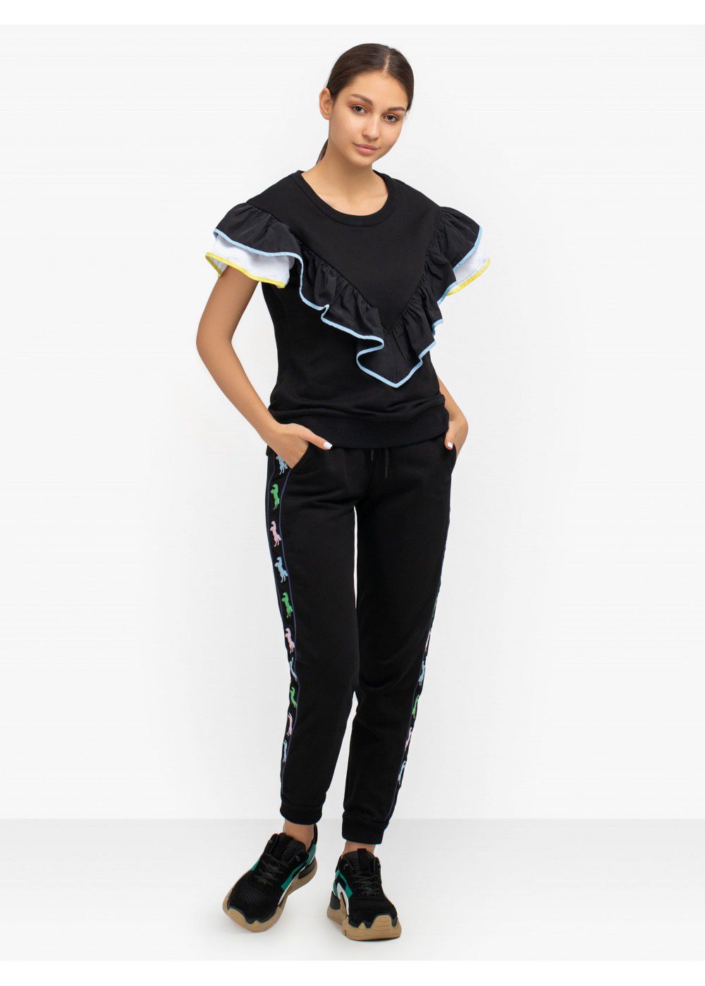 Zayan The Label Rainbow Joggers