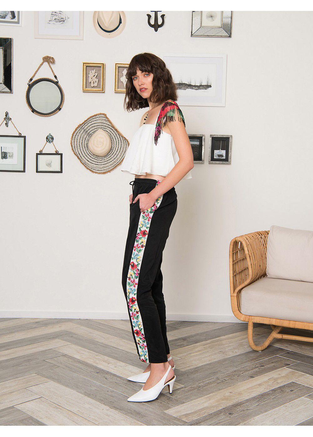 Zayan The Label Angel Black Pants
