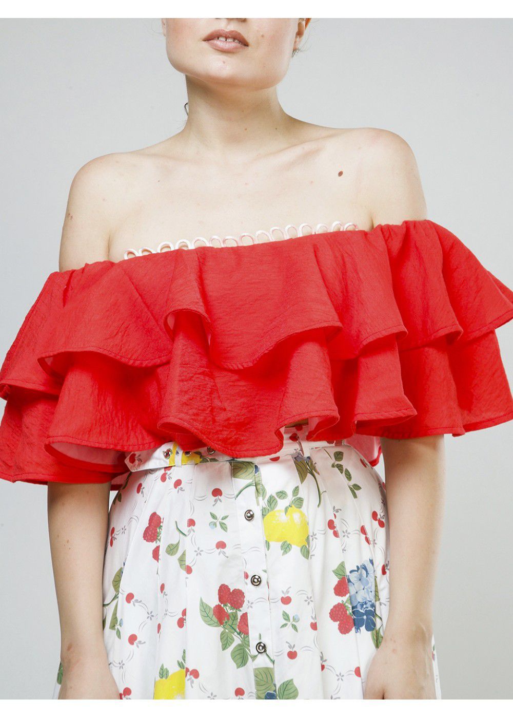 Zayan The Label Top in Red