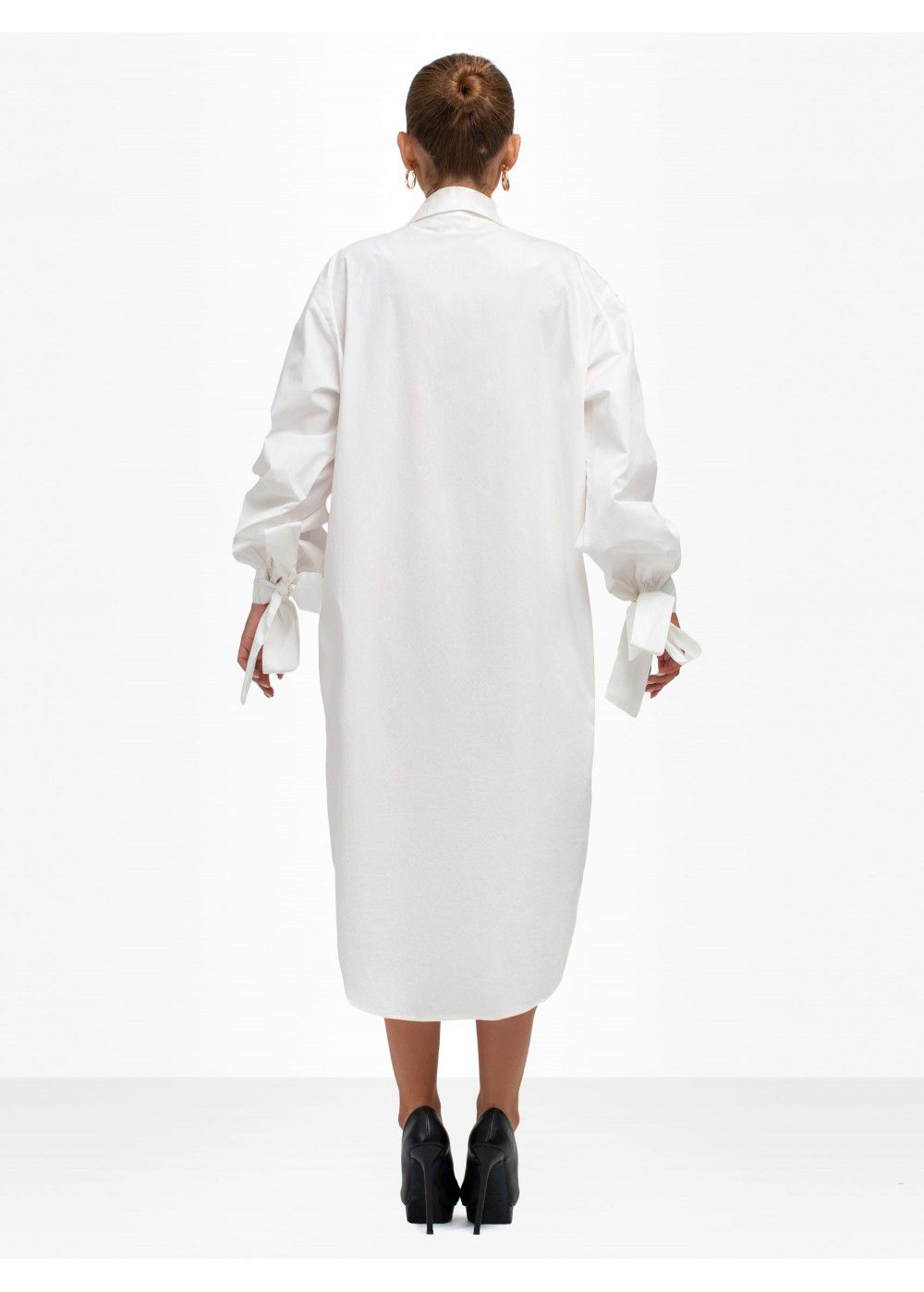 Zayan The Label White Shirt-Dress