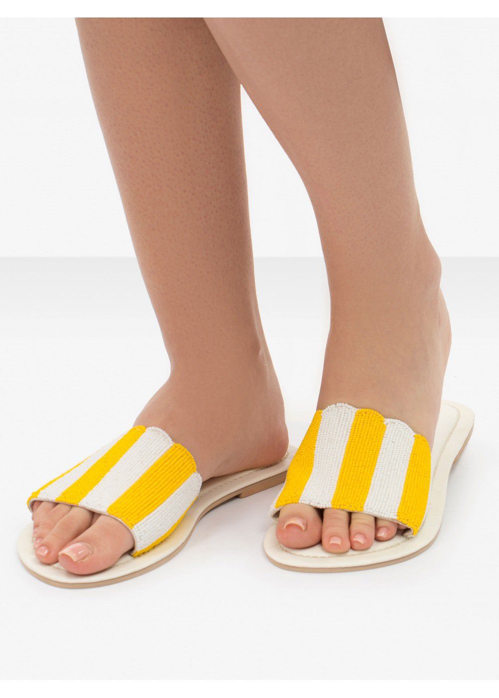 Zayan The Label Positano Yellow Slides