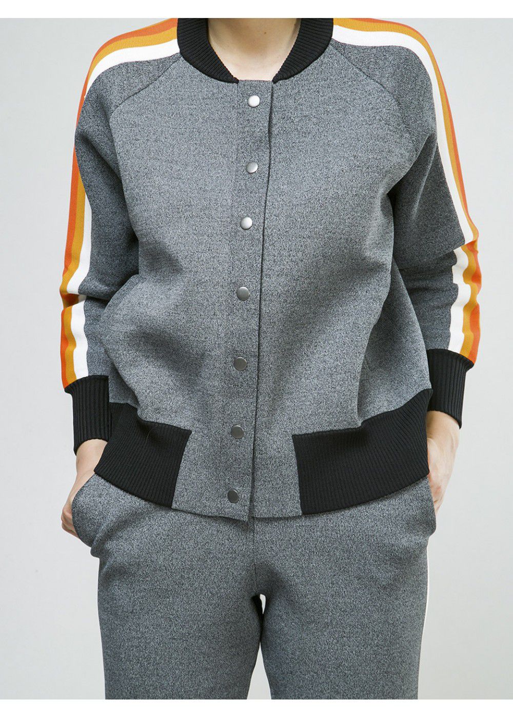 Zoe Jordan Grey Bomber